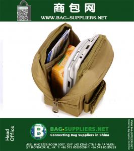 Tactische militaire uitrusting Molle-accessoires Multifunctionele tactische heuptas Waterdichte nylon mobilephone-tas