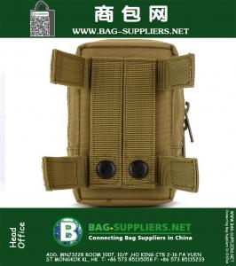 Tactische militaire uitrusting Molle-accessoires Multifunctionele tactische heuptas Waterdichte nylon mobilephone-tas