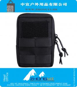 Outdoor heuptas Molle militaire uitrusting Pack tactische etui EDC rit flap gordeltassen
