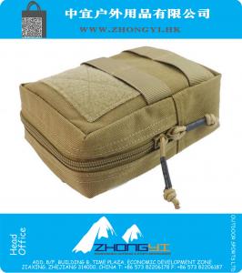 Outdoor heuptas Molle militaire uitrusting Pack tactische etui EDC rit flap gordeltassen