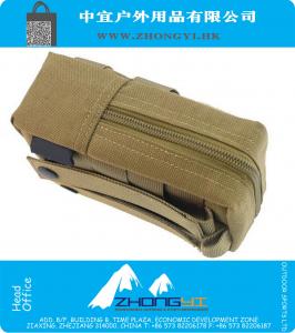 Outdoor heuptas Molle militaire uitrusting Pack tactische etui EDC rit flap gordeltassen