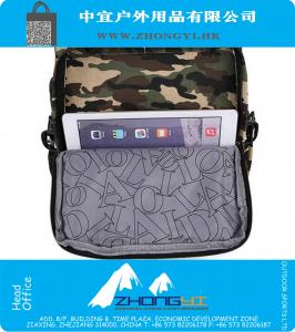 Tactische Rugzak Mannen Preppy Stijl Camo Schoolrugzakken voor Jongen Meisje Tieners Middelbare School Middelbare School Tassen Grote Capaciteit Rugzak