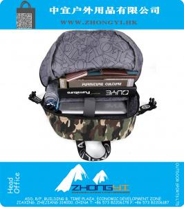 Tactische Rugzak Mannen Preppy Stijl Camo Schoolrugzakken voor Jongen Meisje Tieners Middelbare School Middelbare School Tassen Grote Capaciteit Rugzak