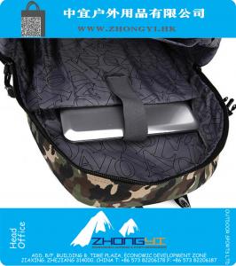 Tactische Rugzak Mannen Preppy Stijl Camo Schoolrugzakken voor Jongen Meisje Tieners Middelbare School Middelbare School Tassen Grote Capaciteit Rugzak