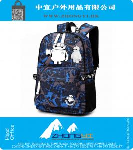 Oxford Anime Schooltas voor tienermeisjes Jongen Populaire Computer Laptop Rugzak Outdoor Sport Tactische Bagpack