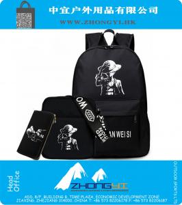 Oxford Anime Schooltas voor tienermeisjes Jongen Populaire Computer Laptop Rugzak Outdoor Sport Tactische Bagpack