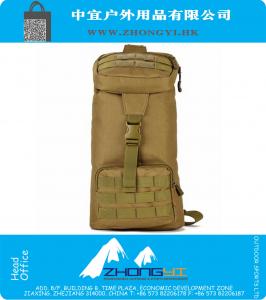 Mens Casual Vintage Rugzak Messenger Rugzak Crossbody Outdoor Wandelen Kampeertas Rugzak Bergbeklimmen Rugzak
