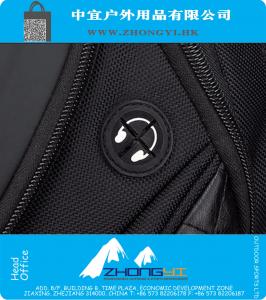 Man Zwarte Rugzak 2016 Nieuwe Designer Man Sport Reizen Laptop Camping Schoudertas Waterdichte Outdoor Tas