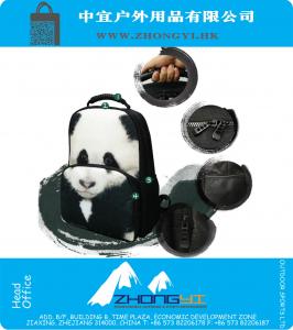 3D Printing schooltassen voor tieners schattige dieren mochilas mujer 2016 17 inch grote capaciteit tactische rugzak boekentassen