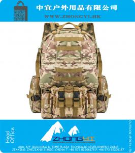 Multifunctionele tactische camouflage rugzak go bag outdoor bergbeklimmen Hiking bug out bag Molle Bag
