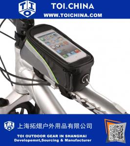Caja del bolso de la bolsa del marco del ciclo del sostenedor de la nota del iPhone S3 de la bici de la bicicleta