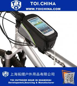 Caja del bolso de la bolsa del marco del ciclo del sostenedor de la nota del iPhone S3 de la bici de la bicicleta