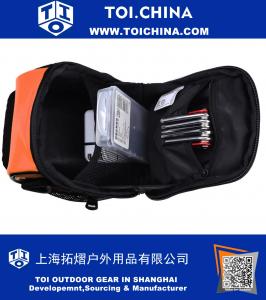 Fiets Voorframe Fietsstuur Pouch Bag Case Opslag Fietsen Sport Oranje tas