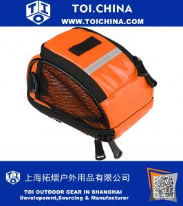 Fiets Voorframe Fietsstuur Pouch Bag Case Opslag Fietsen Sport Oranje tas