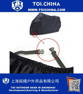 All-Weather Motorcycle Cover-Heavy Duty Extra Large Black voor 104 Inch motorfietsen zoals Honda, Yamaha, Suzuki, Harley. Houdt je fiets het hele jaar droog en beschermd