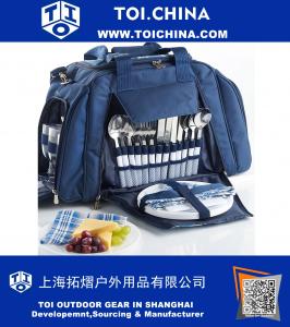 6-persoons Deluxe Picnic Holdall-tas