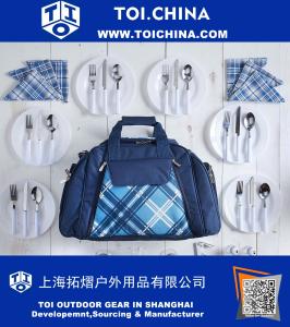 6-persoons Deluxe Picnic Holdall-tas