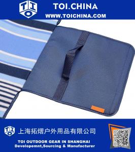 Grote outdoor picknick deken, waterdichte rug 200 x 200 cm Extra grote zachte Fleece materiaal Camping Tote Mat
