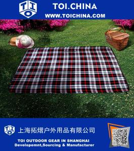 Couverture de pique-nique tout usage - peluche en plein air, plage, voyage, couverture de jet de molleton de camping 50x60 pouces