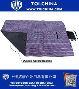 Outdoor draagbare picknick deken zandbestendig strand mat deken met verstelbare riem