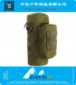 Mens Molle System Outdoor Army Fans Tactische Militaire Tas Ronde Ketel Tas voor Sport Camping Wandelen Reizen
