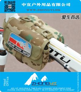 Fiets koerier messenger bag Fietstas Voorframe Hoofd Pijp Driehoek Frame Tas Pouch Boodschappentas Militaire US leger Zadeltas