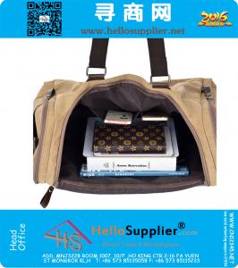 Canvas Heren Reistassen Grote Zachte Outdoor Trolley Schoudertas Fashion Leisure Crossbody Messenger Bags