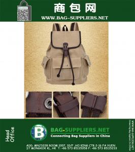 Hoge kwaliteit damesrugzakken Canvas mode Grote toevallige dagrugzakken Heren Rugzak Travel Sporttas Packsack