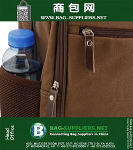 Zaino per laptop solido con tracolla per uomo Borse per donna Borse casual per zainetto militare Unisex Borsa da escursione militare