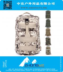 25L Trekking Su geçirmez Molle torbaları Askeri Taktik Büyük Açık Hava Sporları Sırt çantası çantaları Gezgini Yürüyüş için Kamp Sırt Çantası