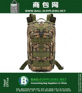 30L Outdoor Army 3P Тактический рюкзак Molle Military Bag Мужчины Женщины Водонепроницаемые нейлоновые камуфляжные сумки Кемпинг Пешие прогулки Рюкзак