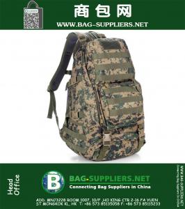 3D 50L Outdoor Tactical Assault mochila Mochilas militares Mochila Exército impermeável mochila de viagem de nylon
