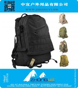 3D Askeri Taktik Molle sırt çantası Açık hava spor kampı Yürüyüş Backpacker çantası