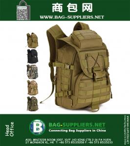 Zaini Molle impermeabili 40L Borse da campeggio all'aperto Borsa da viaggio in nylon da viaggio con zaino tattico militare 3P