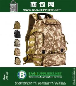 40L mochila al aire libre multifunción con tres mochila combinada equitación mochila táctica mochila militar mimi