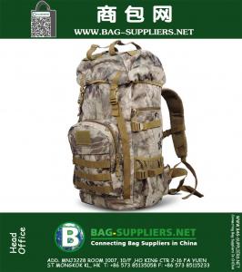 Mochilas de los hombres 50L Mochilas Masculina que camina las mochilas Mochila táctica militar de alta calidad 15.6