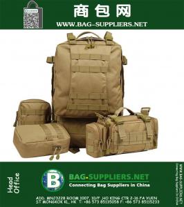 50L Militaire Tactique Sac à Dos Détachable Sport Randonnée Sac À Dos Tactique Combiné Voyage Camping Sac À Dos 800D Nylon Étanche