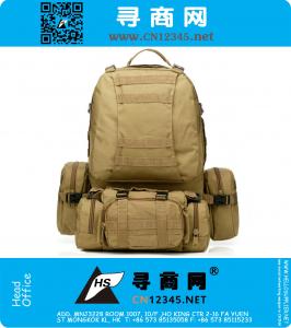 50L Molle Assault Tactical Outdoor Military Rucksacks Backpack Camping Bag