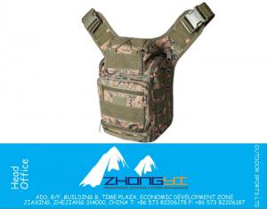 600D impermeable Oxford militar paquete de la cintura Molle grande Saddle Bag hombres y mujeres táctico camuflaje Messenger Camera Bag