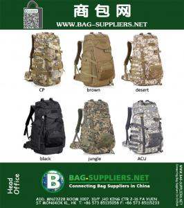 60L Hunting Tactical Backpack ACU Tactical Range Bag Sacheted MOLLE Tactical Gear Hiking Rucksack Survival Military Backpacks