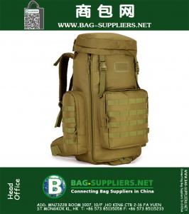 75-80L capacidad ajustable al aire libre Deportes Bolsa militar táctico grande impermeable Molle mochila Senderismo acampar senderismo bolsas de la gimnasia