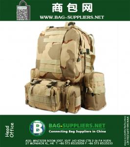 Airsoft Gran viaje al aire libre Molle Bag Assault Tactical Mochila mochila militar mochila bolsa
