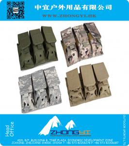 Airsoft Tactical Military 1000D Molle Utility Triple Pouch Pack Bag Outdoor Sports Camping Tas