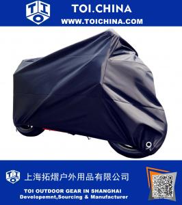 All-Weather Motorcycle Cover-Heavy Duty Extra Large Black для 104-дюймовых мотоциклов, таких как Honda, Yamaha, Suzuki, Harley. Держит ваш велосипед сухим и защищенным круглый год