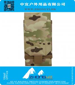 Army Camo Bag Bolsa para telefone celular Gancho Loop Belt Pouch Sleeve Holster Cover Case