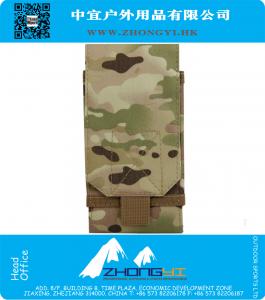 Bolso de la cubierta de la funda de la bolsa de la correa del lazo del gancho del teléfono móvil del bolso de Camo del ejército