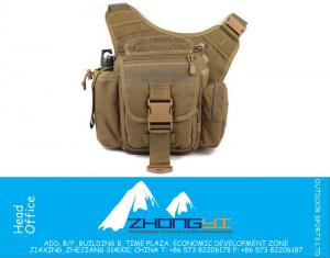 Army Messenger Camera Bag Hombres Mujeres Al aire libre Ciclismo Casual Saddle Bag Tactical Camuflaje Durable Solo Backpack Bolsa de cintura