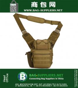 Asker Stil Sporları Çapraz Vücut Paketi MEN'S Casual Tek Kayış Sling Bir Omuz Kamp Çantaları Kamera Sırt Çantalı Sırt Çantası