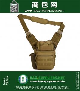 Army Style Sports Cross Body Pack HOMBRES Casual Single Sling correa Un hombro bolsas de camping mochila cámara mochila