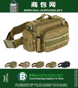 Army camouflage outdoor tactical chest pack 3P magic pockets camera men riding big multi-purpose pockets